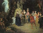 Love in the French Theatre, Jean-Antoine Watteau